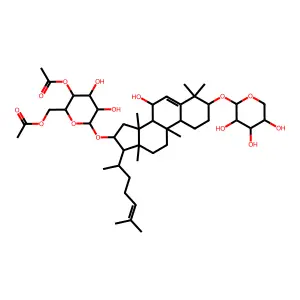 Hebevinoside VII structure
