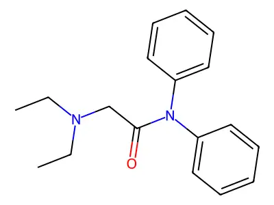 Acetamide, 2-(diethylamino)-N,N-diphenyl- structure