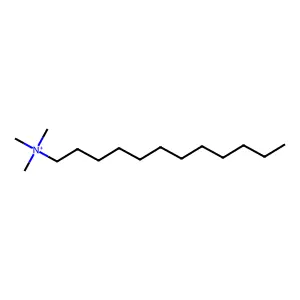 Dodecyltrimethylammonium structure