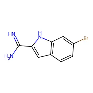 6-Bromo-2-amidino-indole structure