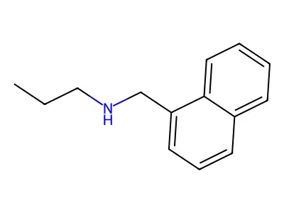 N-(naphthalen-1-ylmethyl)propan-1-amine structure