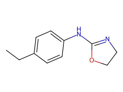 Aniline, p-ethyl-N-(2-oxazolin-2-yl)- structure