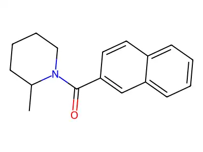 (2-Methylpiperidin-1-yl)(naphthalen-2-yl)methanone structure