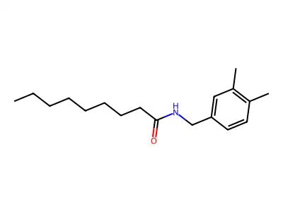 Nonanamide, N-(3,4-dimethylbenzyl)- structure