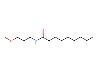 Nonanamide, N-(3-methoxypropyl)- structure