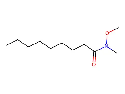 N-Methoxy-N-methylnonanamide structure