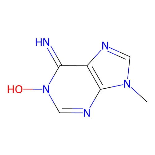 9-Methyladenine 1-oxide structure