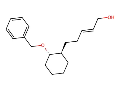 2-Penten-1-ol, 5-(2-(phenylmethoxy)cyclohexyl)-, (1alpha(E),2beta)- structure