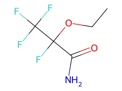 2-Ethoxy-2,3,3,3-tetrafluoro-propionamide structure