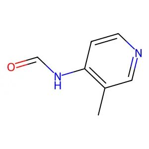 N-(3-methylpyridin-4-yl)formamide structure