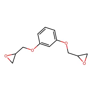 Resorcinol diglycidyl ether structure