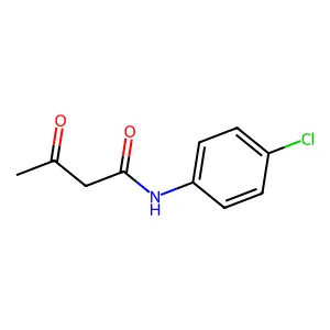p-Chloroacetoacetanilide structure
