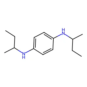 N,N'-Di-sec-butyl-p-phenylenediamine structure