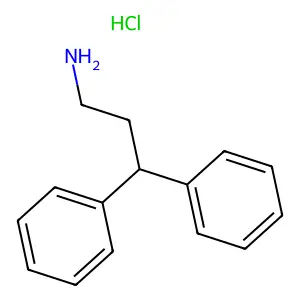 3,3-Diphenylpropylamine hydrochloride structure