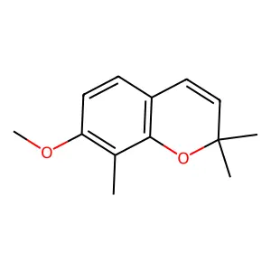 2H-1-Benzopyran, 7-methoxy-2,2,8-trimethyl- structure