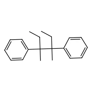 Benzene, 1,1'-(1,2-diethyl-1,2-dimethyl-1,2-ethanediyl)bis- structure