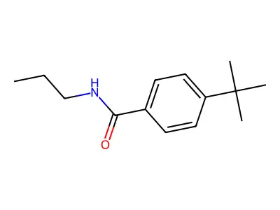 4-tert-butyl-N-propylbenzamide structure