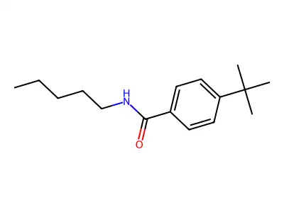 4-tert-butyl-N-pentylbenzamide structure