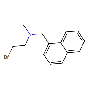 1-Naphthalenemethylamine, N-(2-bromoethyl)-N-methyl- structure