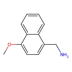 4-Methoxynaphthalen-1-ylmethylamine structure