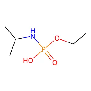 Phosphoramidic acid, (1-methylethyl)-, monoethyl ester structure