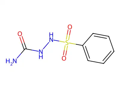 2-(Phenylsulfonyl)hydrazinecarboxamide structure