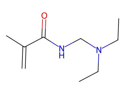 N-((Diethylamino)methyl)methacrylamide structure