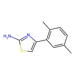 4-(2,5-Dimethylphenyl)-1,3-thiazol-2-amine structure