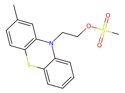 2-(2-Methyl-10H-phenothiazin-10-yl)ethyl methanesulfonate structure
