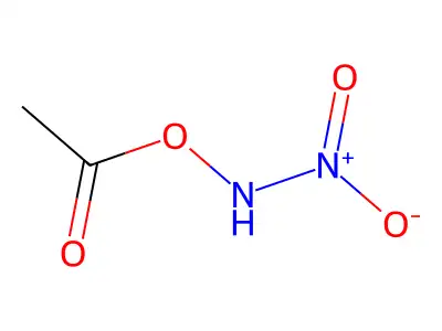 Hydroxylamine, O-acetyl-N-nitro- structure