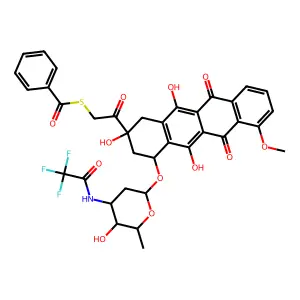 Adriamycin 14-thioacetate structure