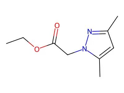 Ethyl 2-(3,5-dimethyl-1h-pyrazol-1-yl)acetate structure