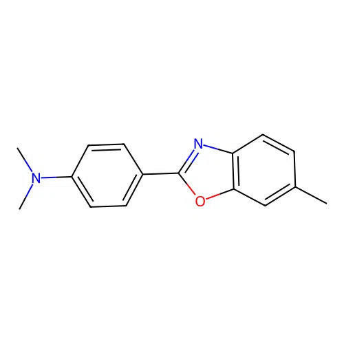 4-(6-methylbenzo[d]oxazol-2-yl)-N,N-dimethylaniline structure