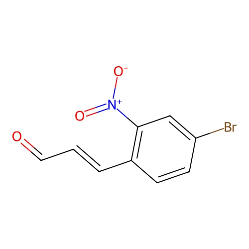 3-(4-Bromo-2-nitrophenyl)prop-2-enal structure