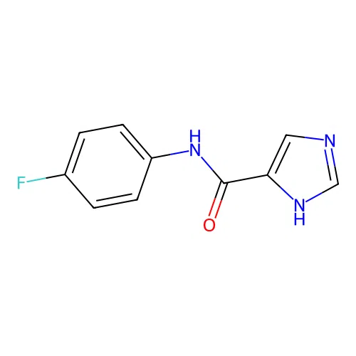 N-(4-fluorophenyl)-1H-imidazole-5-carboxamide structure