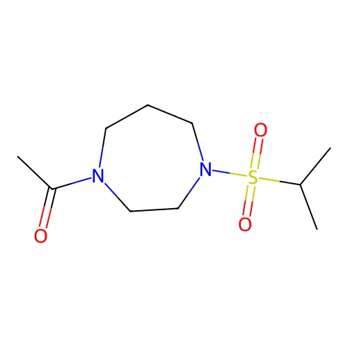 1-(4-Propan-2-ylsulfonyl-1,4-diazepan-1-yl)ethanone structure
