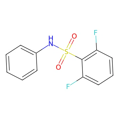 2,6-difluoro-N-phenylbenzenesulfonamide structure