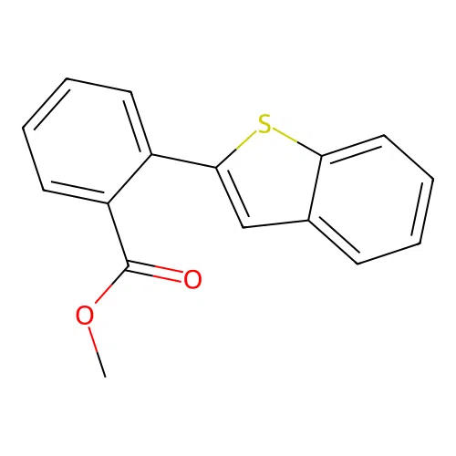 Methyl 2-(1-benzothien-2-yl)benzoate structure