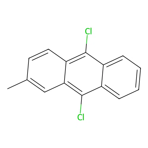 9,10-Dichloro-2-methylanthracene structure