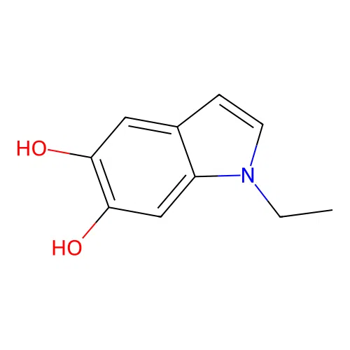 1H-Indole-5,6-diol, 1-ethyl- structure