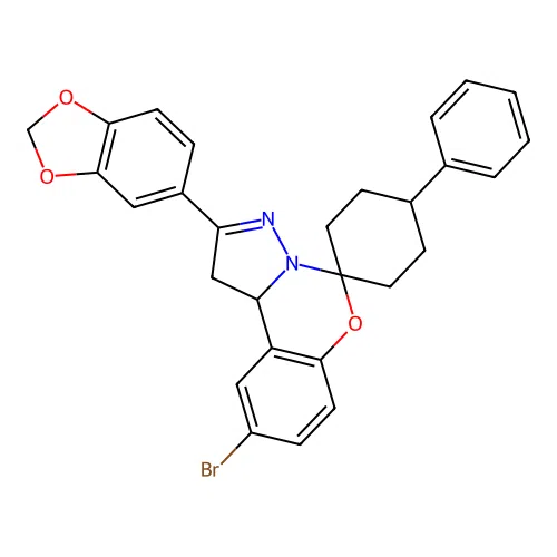 C28H25BrN2O3 structure