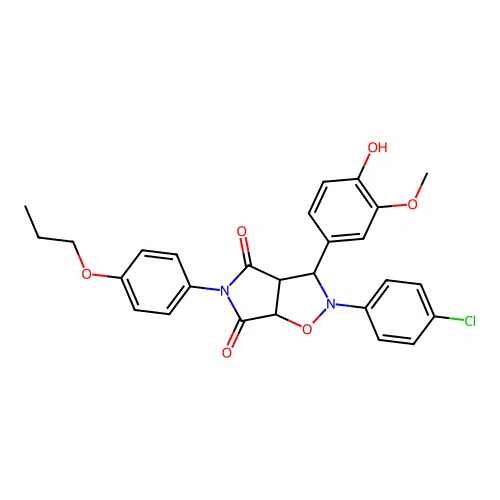 C27H25ClN2O6 structure