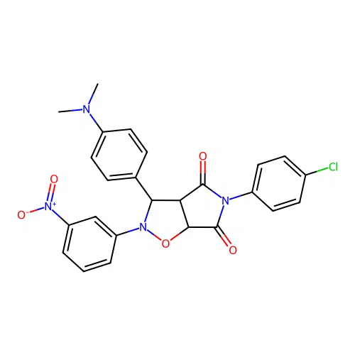 C25H21ClN4O5 structure