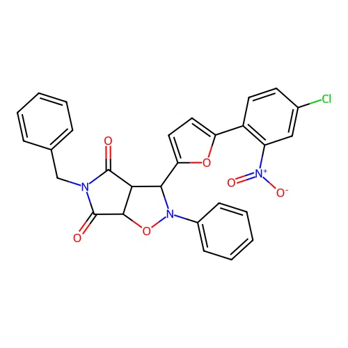 C28H20ClN3O6 structure