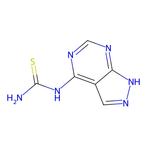 1H-pyrazolo[5,4-d]pyrimidin-4-ylthiourea structure
