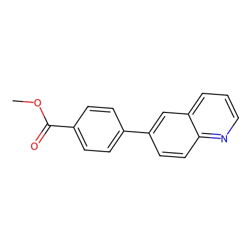 Methyl 4-(6-quinolinyl)benzoate structure