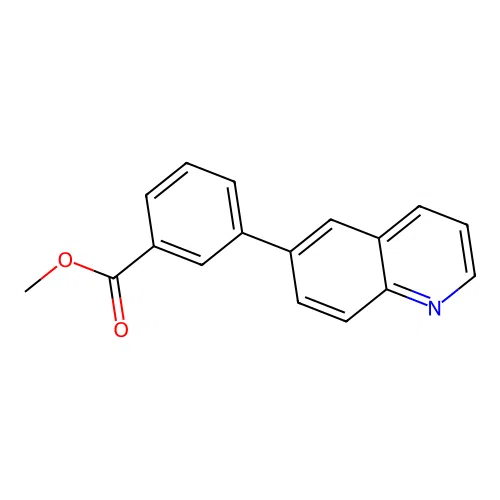 Methyl 3-(6-quinolinyl)benzoate structure