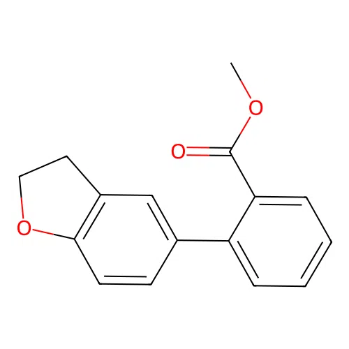 Methyl 2-(2,3-dihydro-1-benzofuran-5-yl)benzoate structure