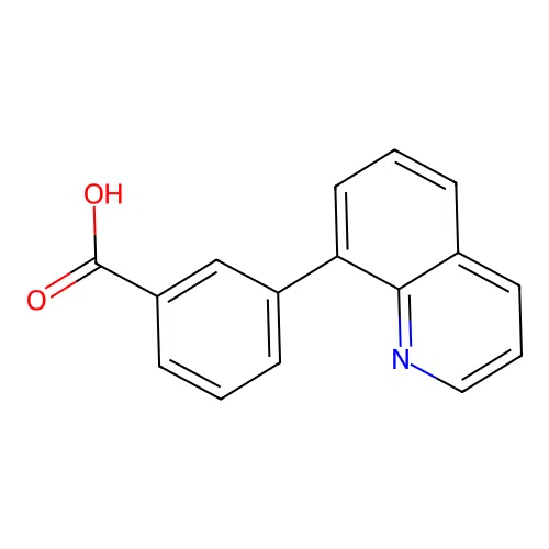 3-(Quinolin-8-yl)benzoic acid structure