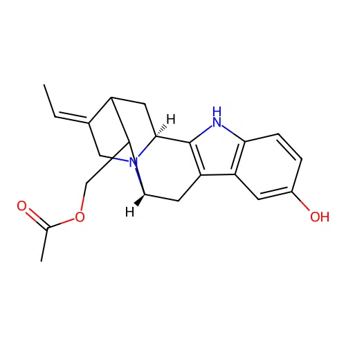17-Acetylsarpagine structure